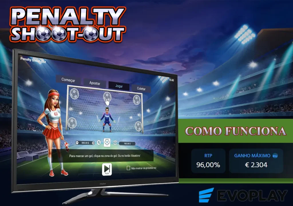 Penalty Shoot Out - Apostar e jogar por Dinheiro Real